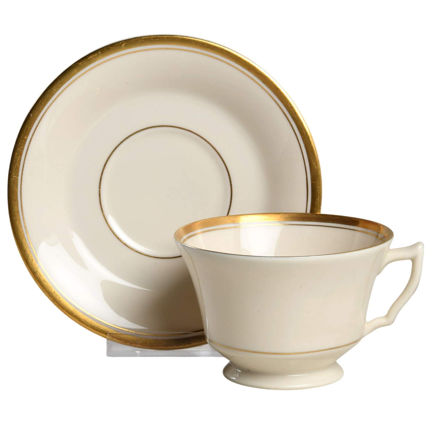 Monticello Footed Cup & Saucer Set by Syracuse-1