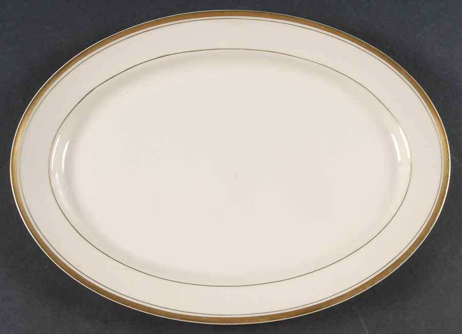 Monticello 12" Oval Serving Platter by Syracuse-1