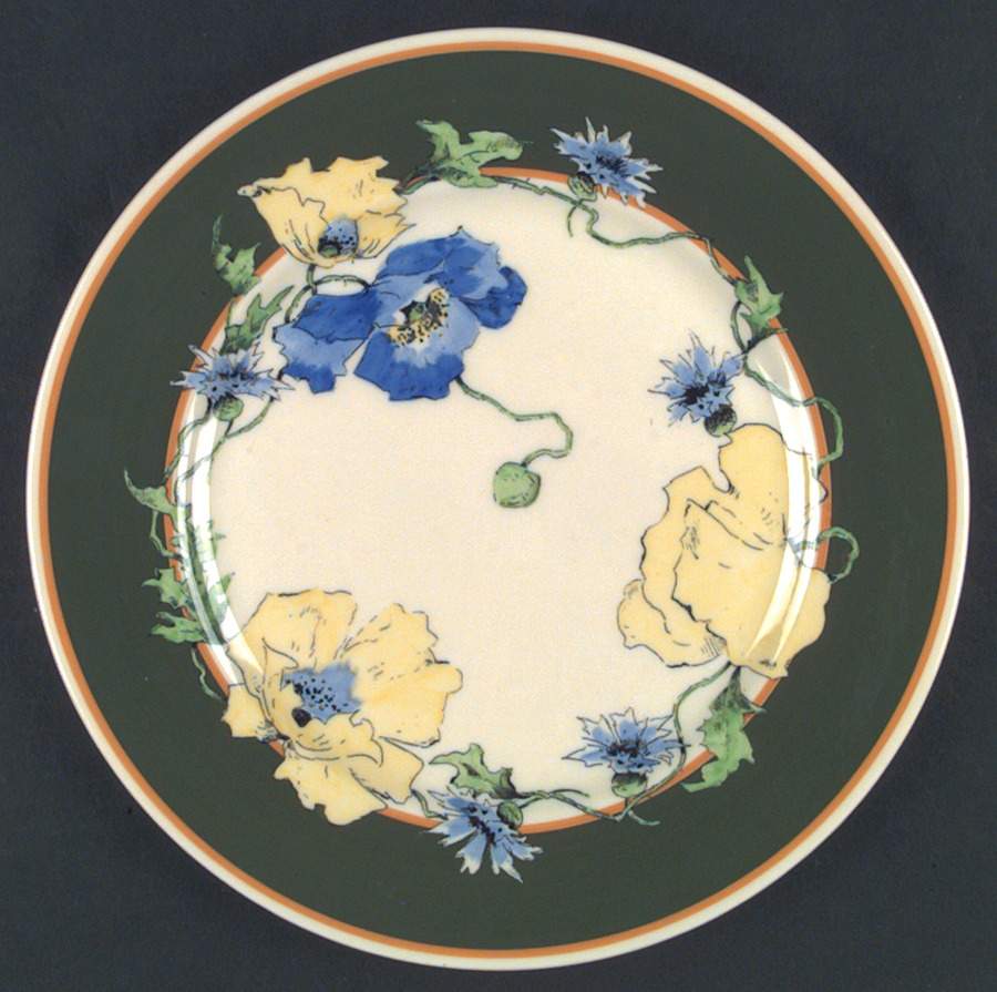Nature Study Poppies Dinner Plate by Syracuse-1