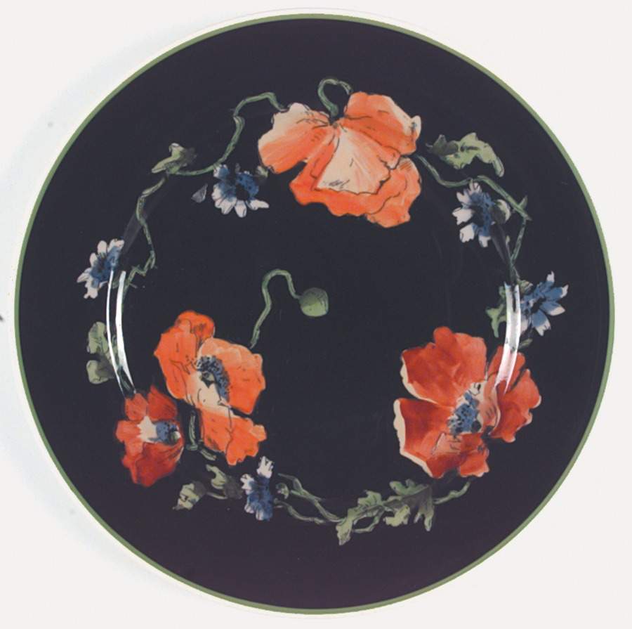 Nature Study Poppies Dinner Plate by Syracuse-1