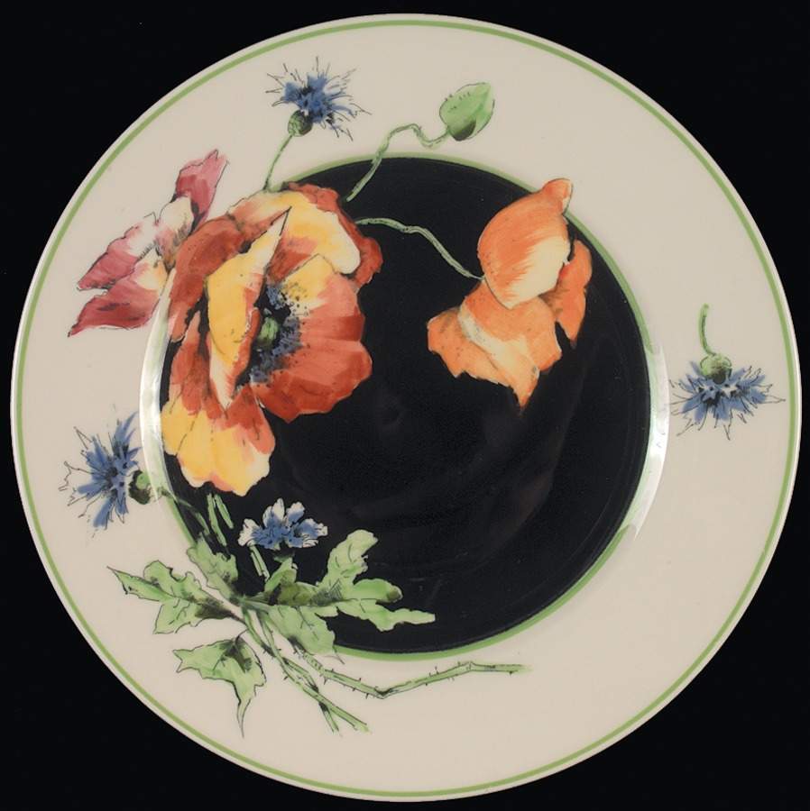 Nature Study Poppies Dinner Plate by Syracuse-1