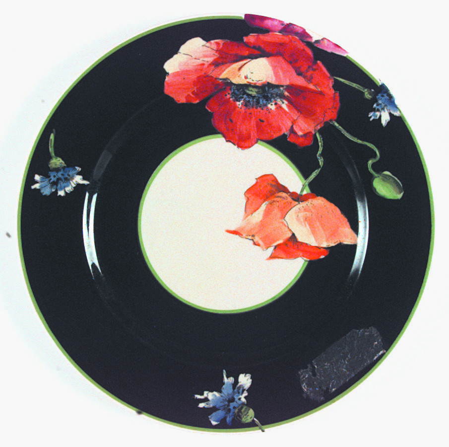 Nature Study Poppies Dinner Plate by Syracuse-1