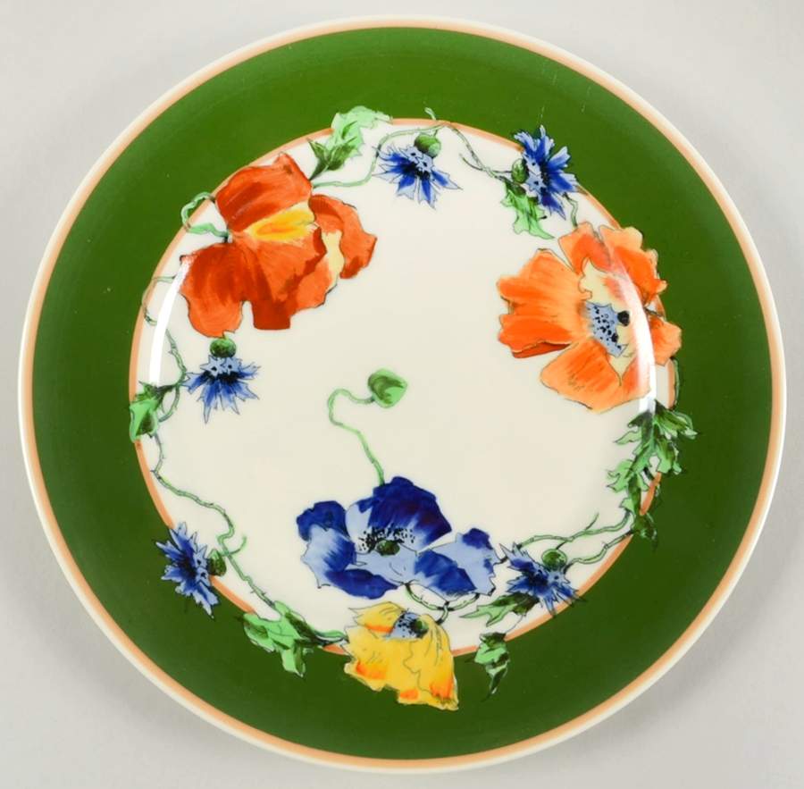 Nature Study Poppies Dinner Plate by Syracuse-1