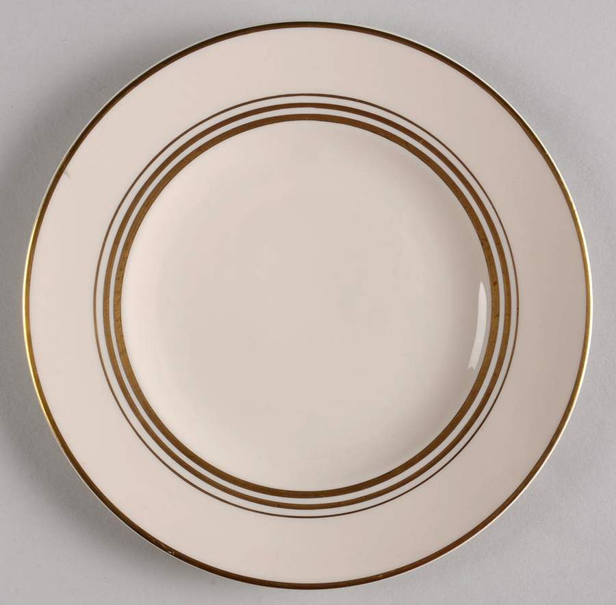 Nimbus Gold Dessert/Pie Plate by Syracuse-1