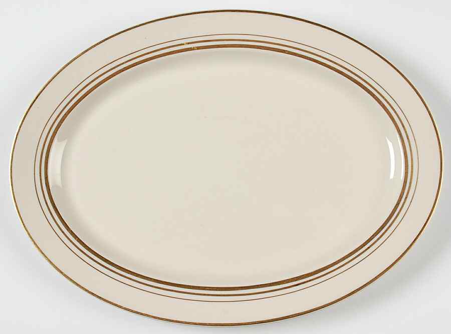 Nimbus Gold 12" Oval Serving Platter by Syracuse-1