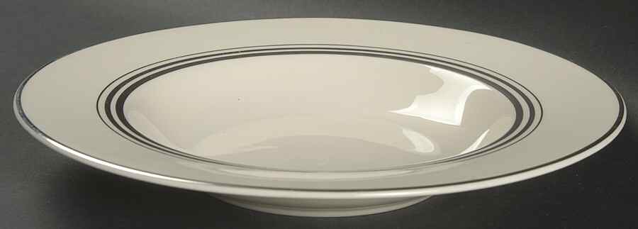 Nimbus Platinum Rim Soup Bowl by Syracuse-1