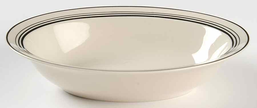 Nimbus Platinum 9" Oval Vegetable Bowl by Syracuse-1