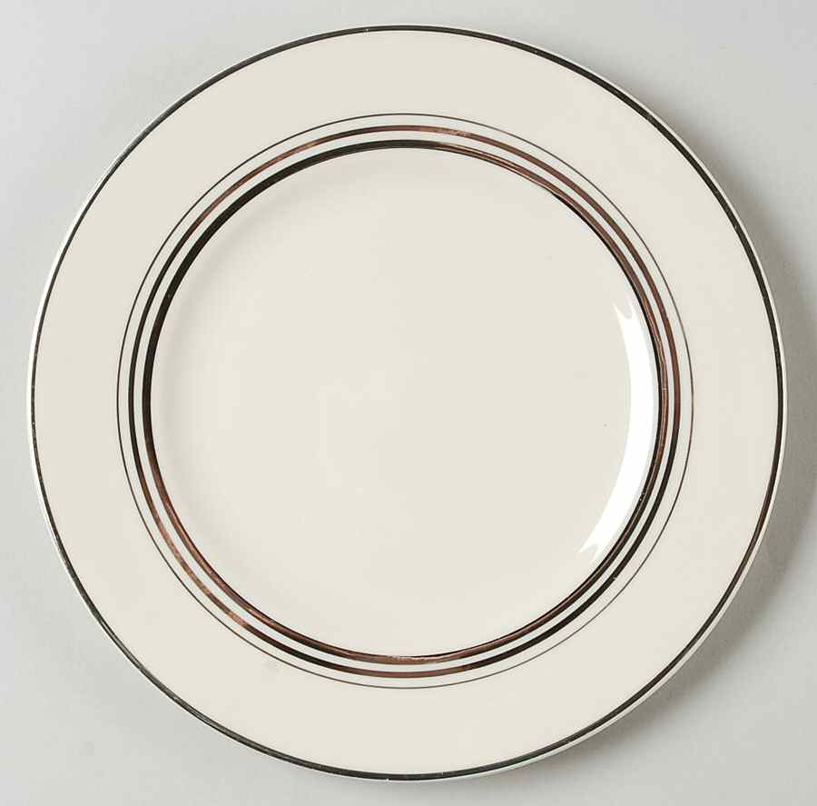 Nimbus Platinum Salad Plate by Syracuse-1