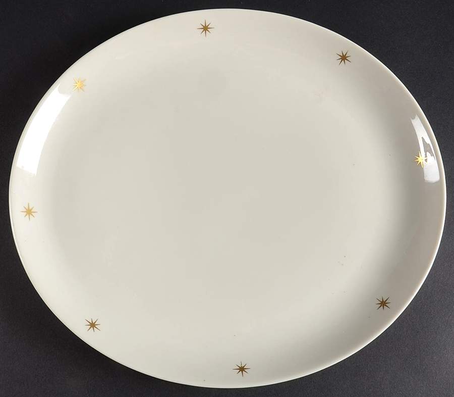 Nocturne 12" Oval Serving Platter by Syracuse-1