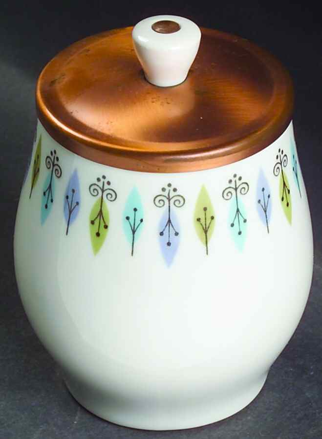 Nordic Sugar Bowl & Copper Lid by Syracuse-1