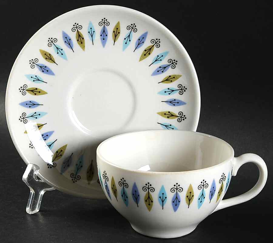 Nordic Flat Cup & Saucer Set by Syracuse-1