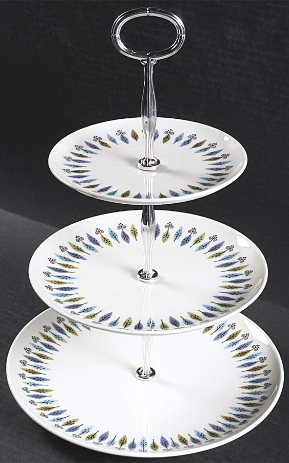 Nordic 13 7/8"-14 1/4" 3-Tiered Serving Tray(DP,SP,BB) HC by Syracuse-1