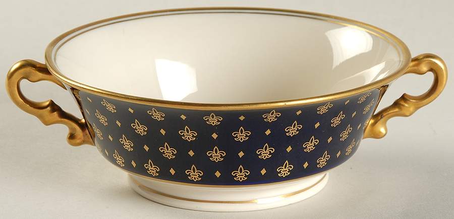 Normandie Footed Cream Soup Bowl by Syracuse-1