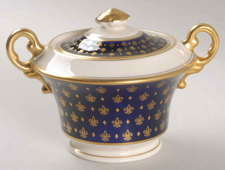 Normandie Sugar Bowl & Lid by Syracuse-1