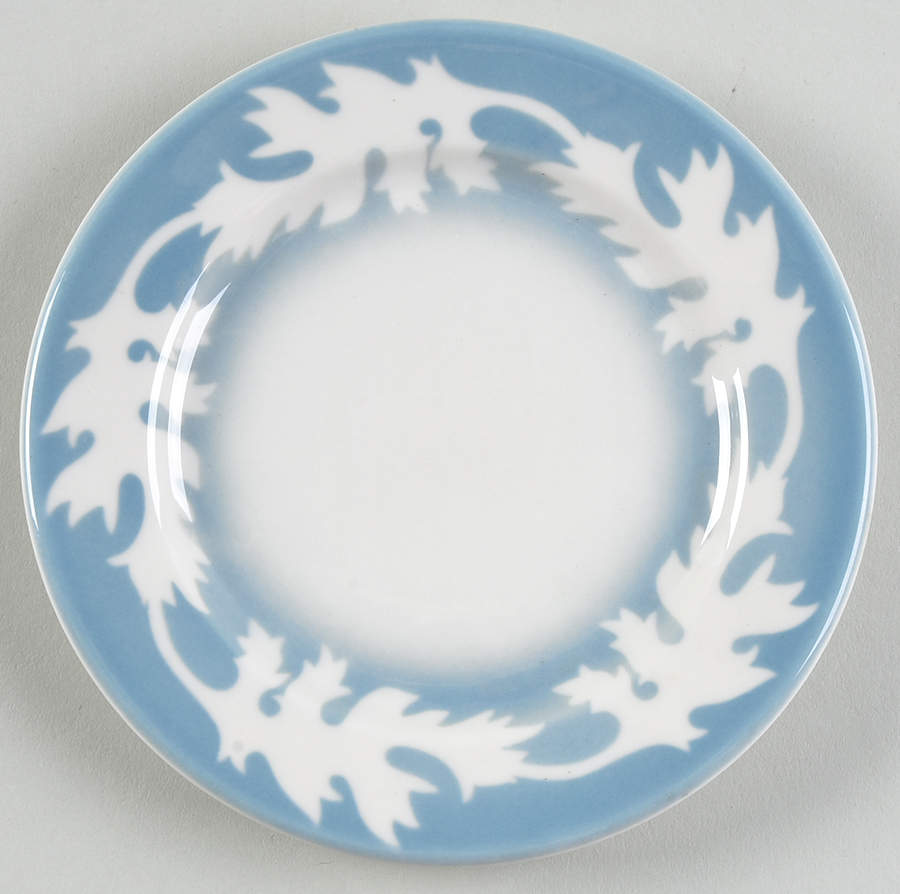 Oakleigh-Blue (Smooth) Bread & Butter Plate by Syracuse-1