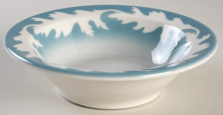 Oakleigh-Blue (Smooth) Rim Cereal Bowl by Syracuse-1