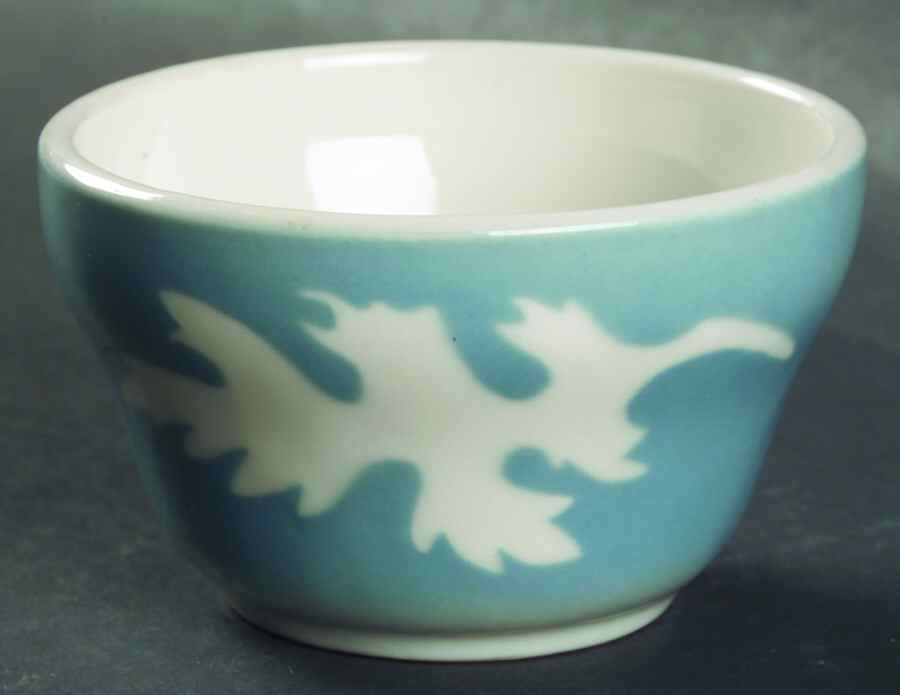 Oakleigh-Blue (Smooth) Open Sugar Bowl by Syracuse-1