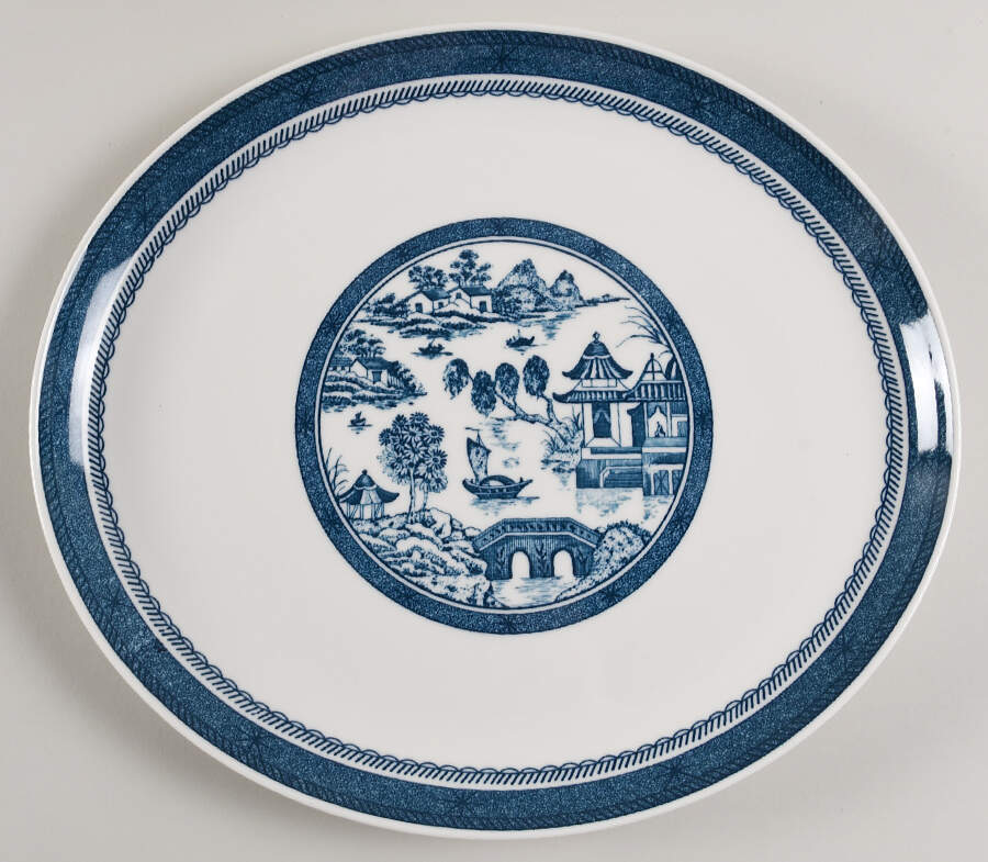 Old Cathay 12" Oval Serving Platter by Syracuse-1