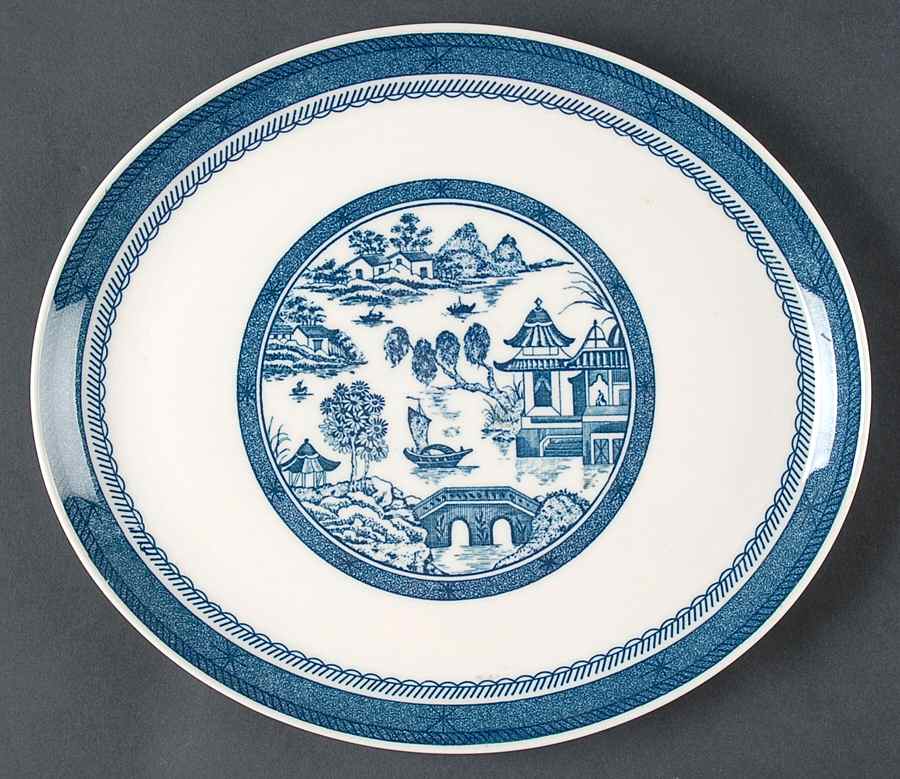 Old Cathay 11" Oval Serving Platter by Syracuse-1