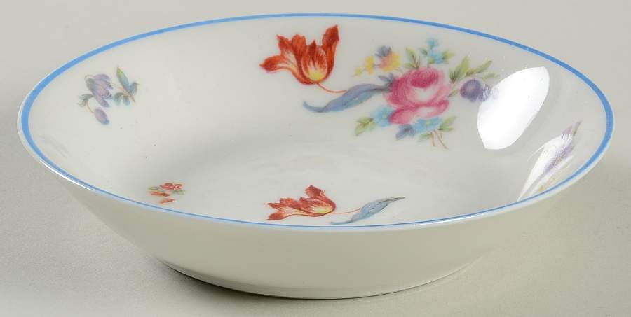 Old Haarlem (Blue Trim) Fruit/Dessert (Sauce) Bowl by Syracuse-1