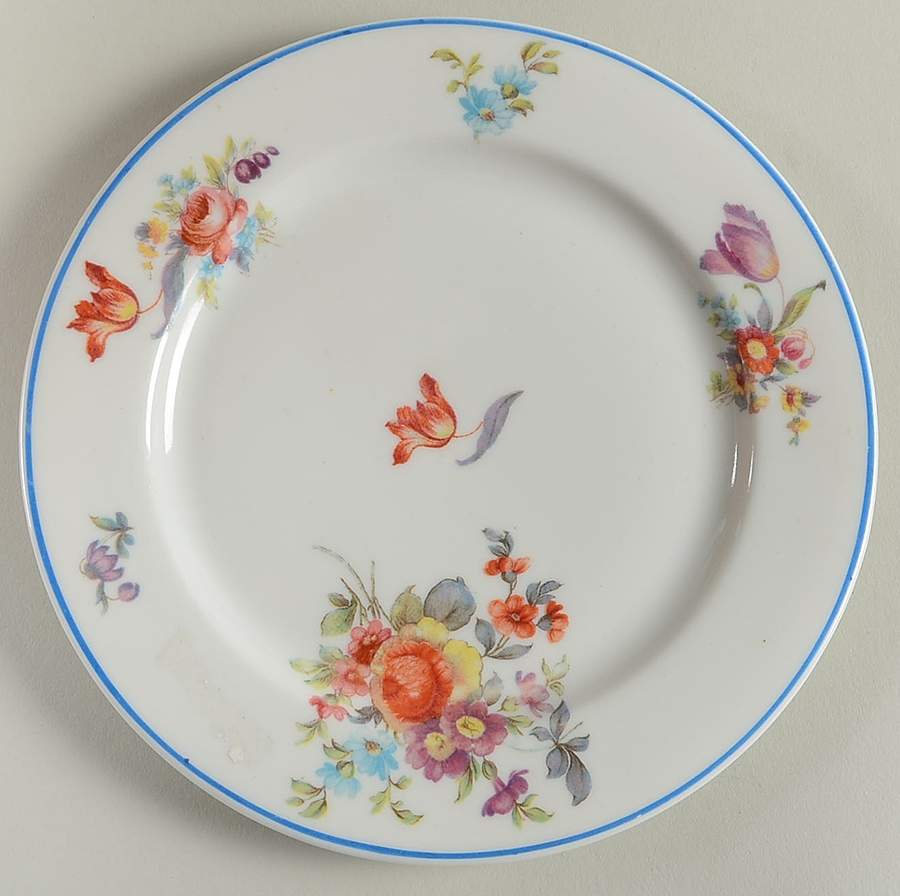 Old Haarlem (Blue Trim) Dessert/Pie Plate by Syracuse-1