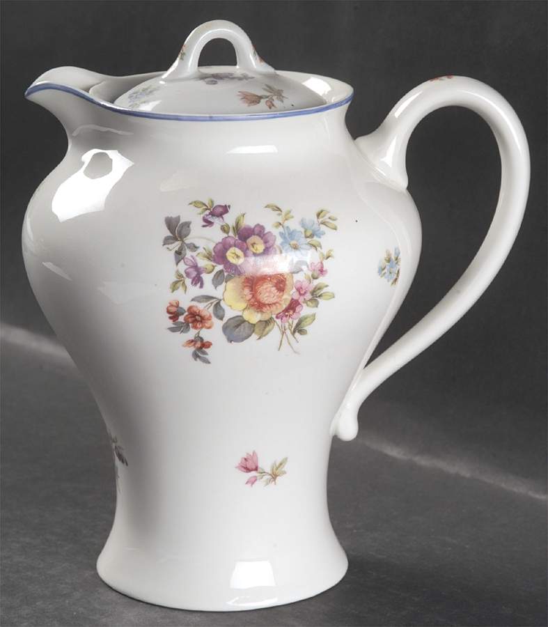 Old Haarlem (Blue Trim) Coffee Pot & Lid by Syracuse-1