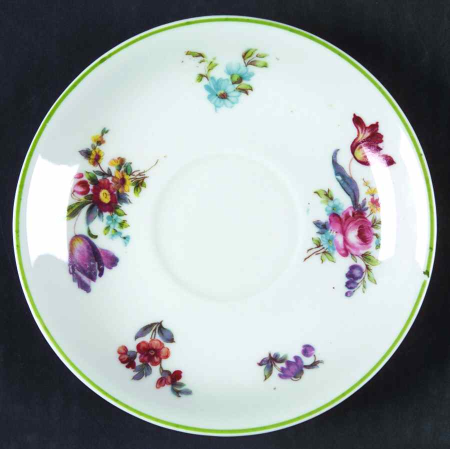 Old Haarlem (Green Trim) Saucer by Syracuse-1