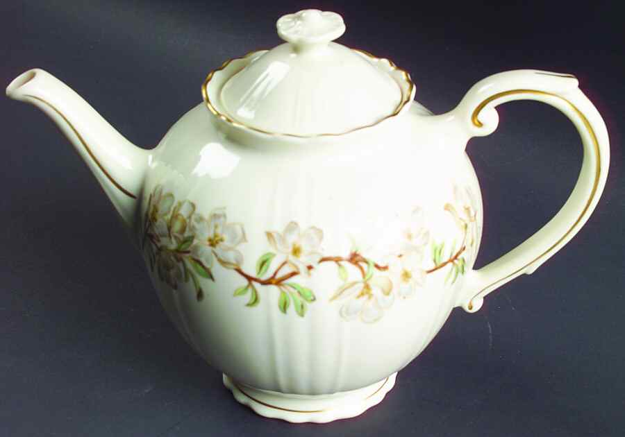 Orchard Teapot & Lid by Syracuse-1