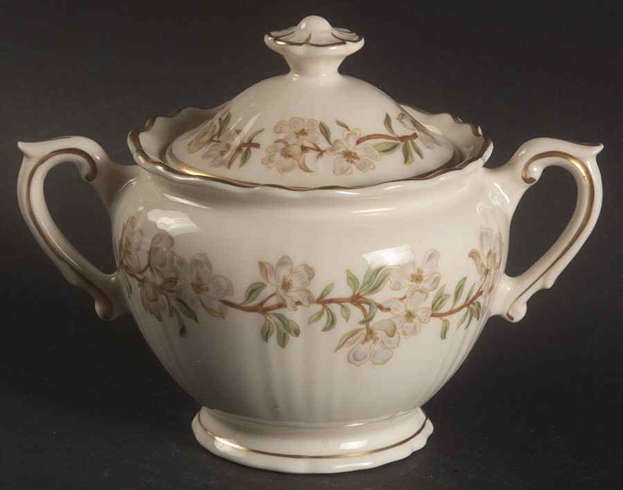 Orchard Sugar Bowl & Lid by Syracuse-1