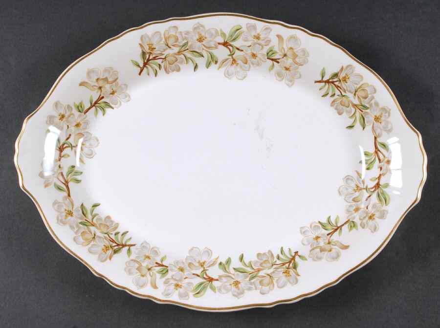 Orchard 14" Oval Serving Platter by Syracuse-1