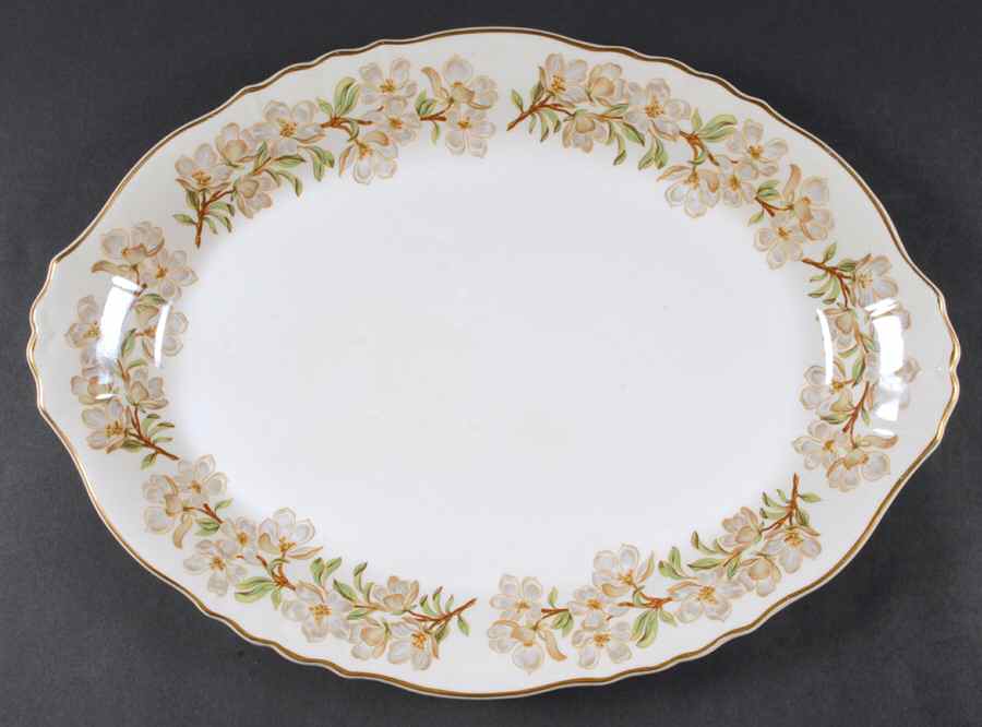 Orchard 16" Oval Serving Platter by Syracuse-1
