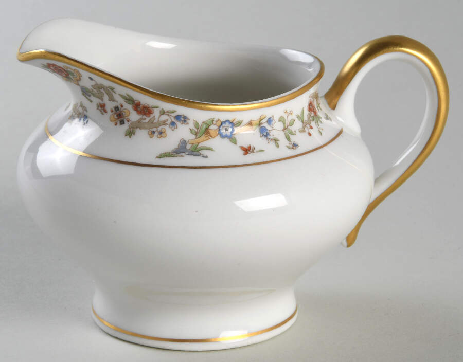 Oriental (Gold Trim) Creamer by Syracuse-1