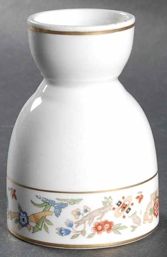 Oriental (Gold Trim) Double Egg Cup by Syracuse-1
