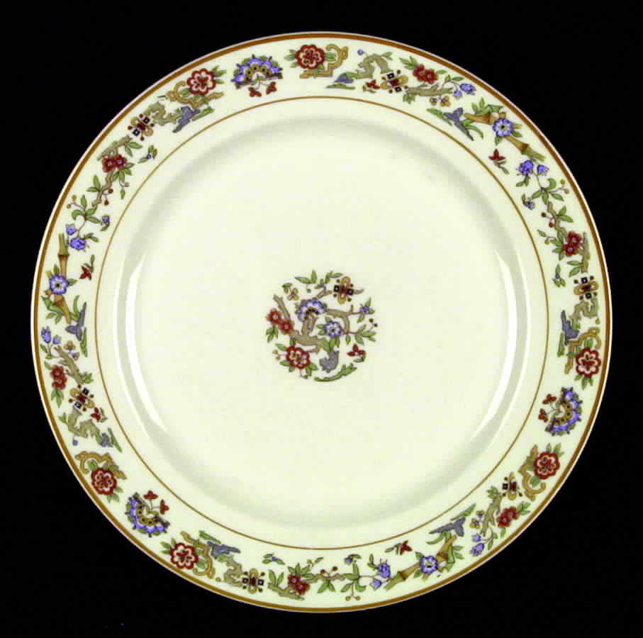 Oriental (Yellow Trim) Dinner Plate by Syracuse-1