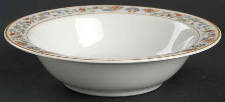 Oriental (Yellow Trim) Rim Cereal Bowl by Syracuse-1