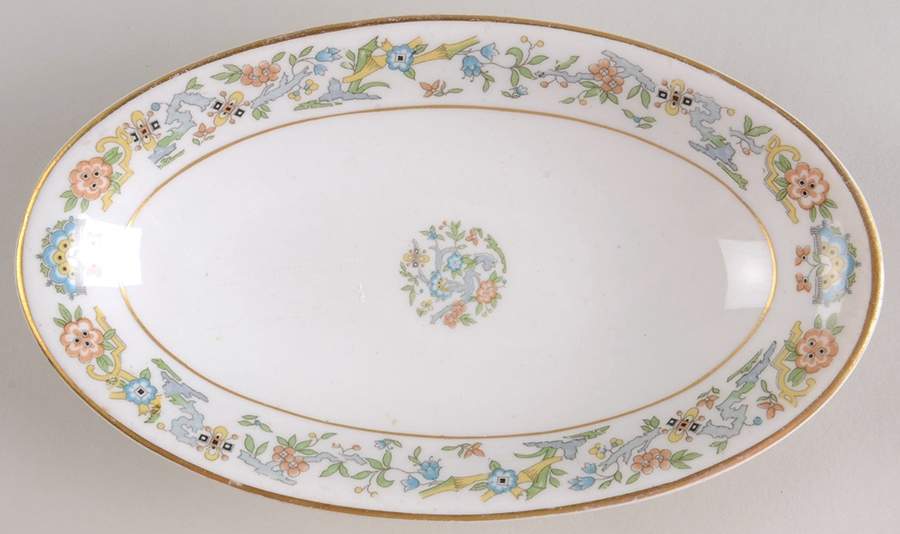 Oriental (Gold Trim) Relish by Syracuse-1
