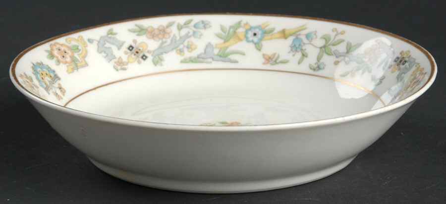 Oriental (Gold Trim) Coupe Cereal Bowl by Syracuse-1