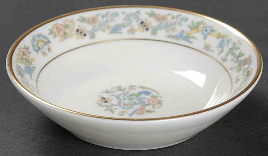 Oriental (Gold Trim) Fruit/Dessert (Sauce) Bowl by Syracuse-1