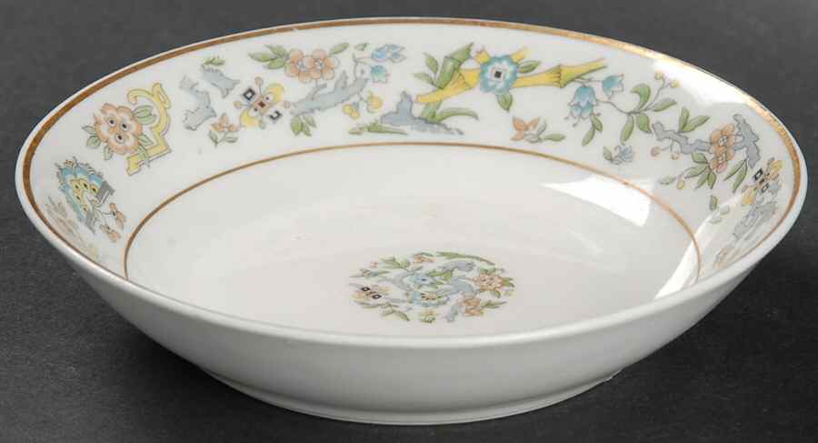 Oriental (Gold Trim) Fruit/Dessert (Sauce) Bowl by Syracuse-1