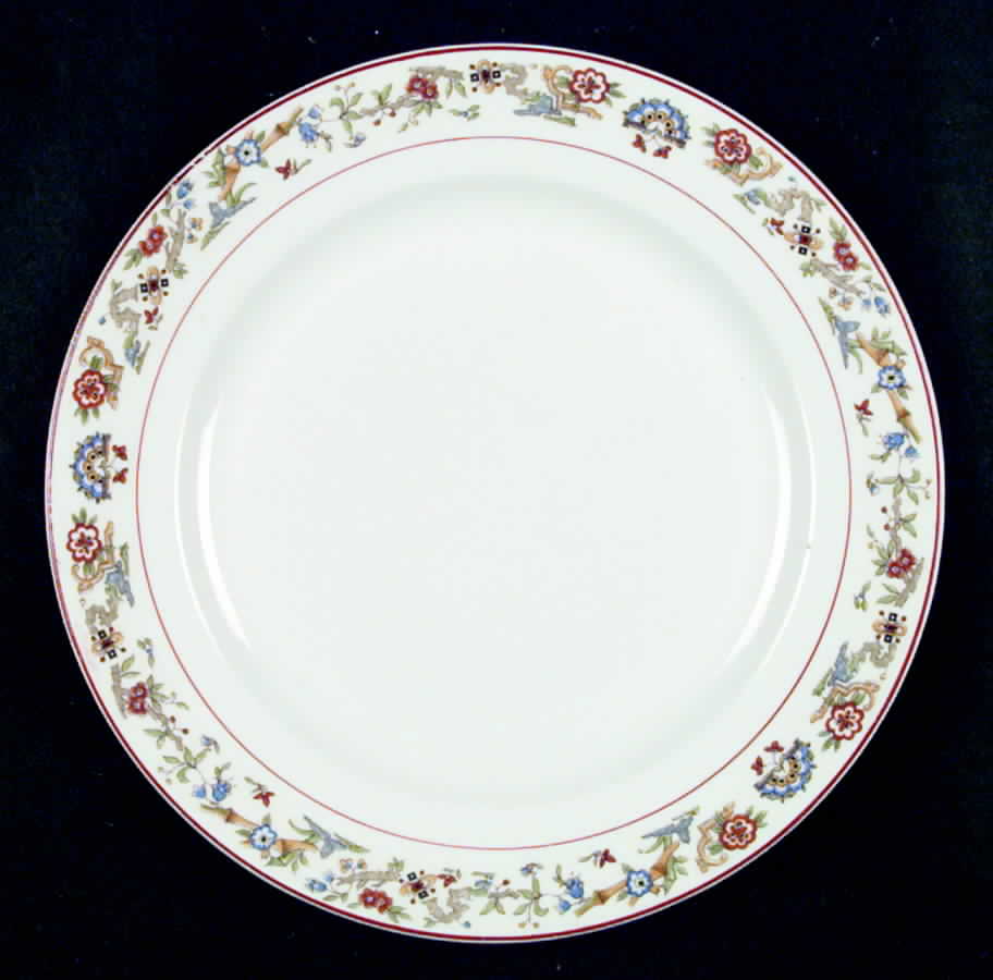 Oriental (Red Trim) Dinner Plate by Syracuse-1