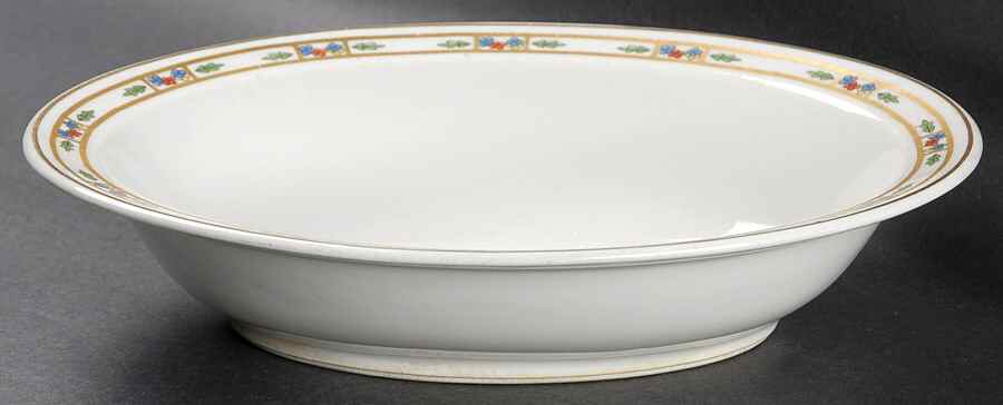 Orleans 8" Oval Vegetable Bowl by Syracuse-1