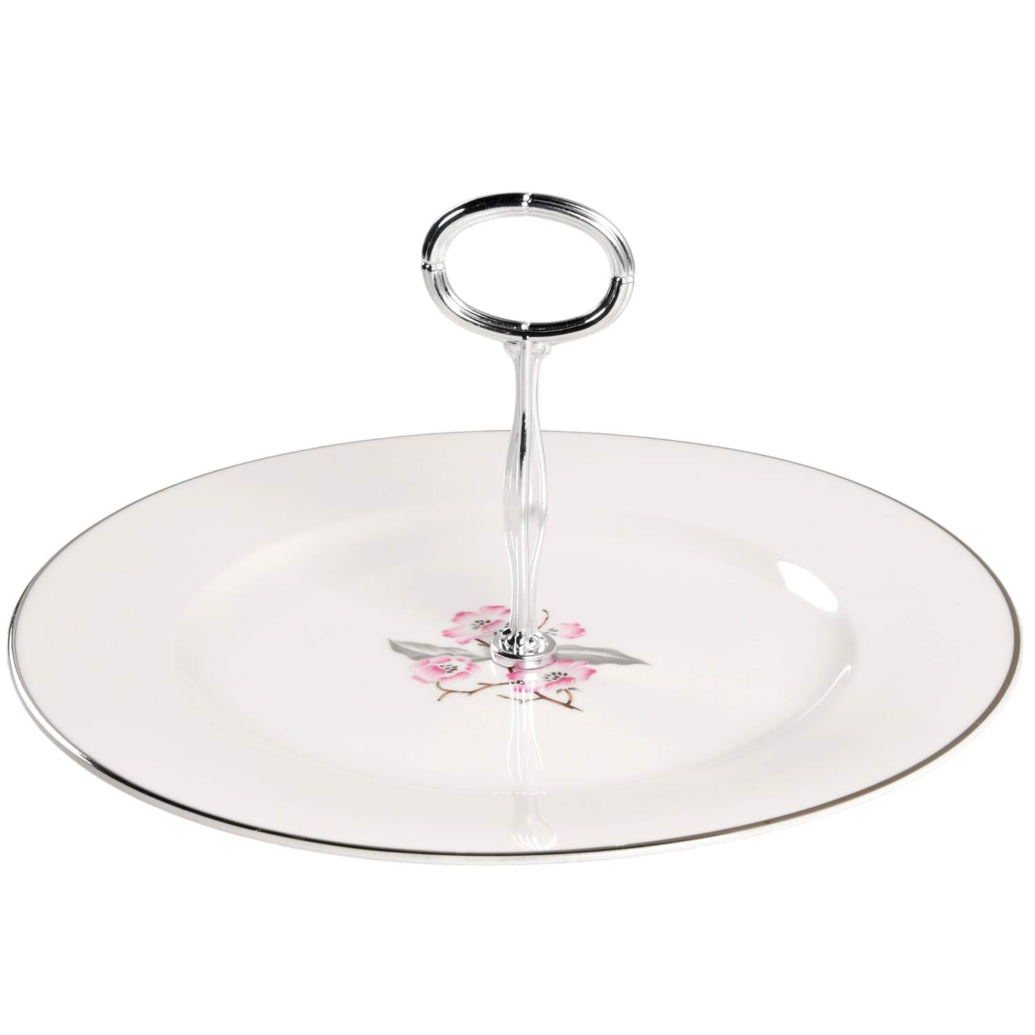 Patricia Round Serving Plate with Handle (CH) HC by Syracuse-1