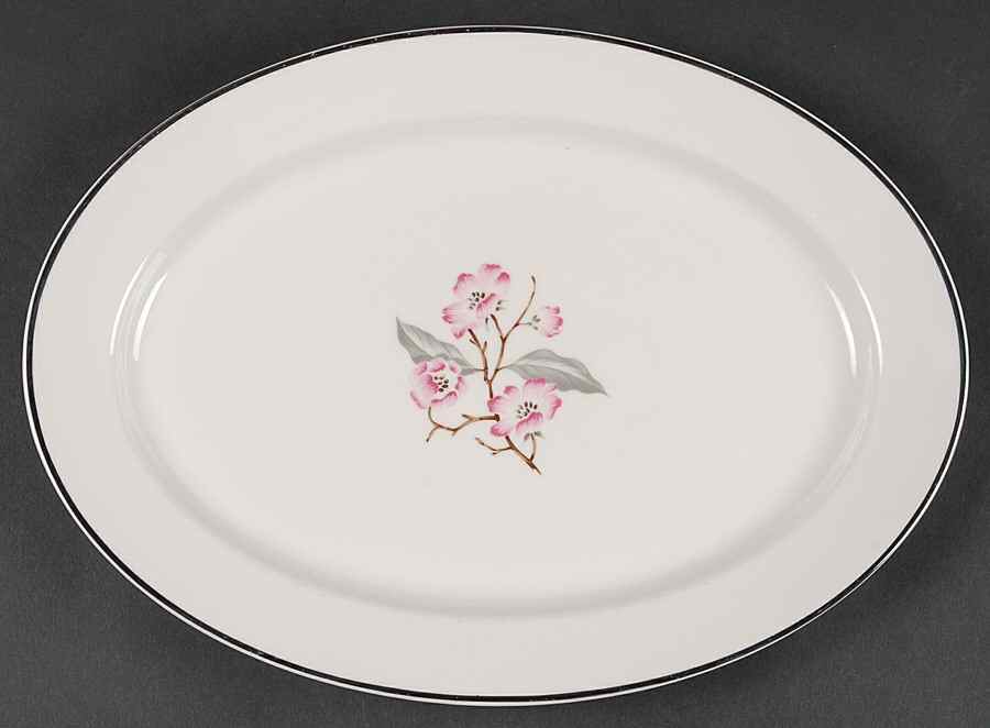 Patricia 12" Oval Serving Platter by Syracuse-1