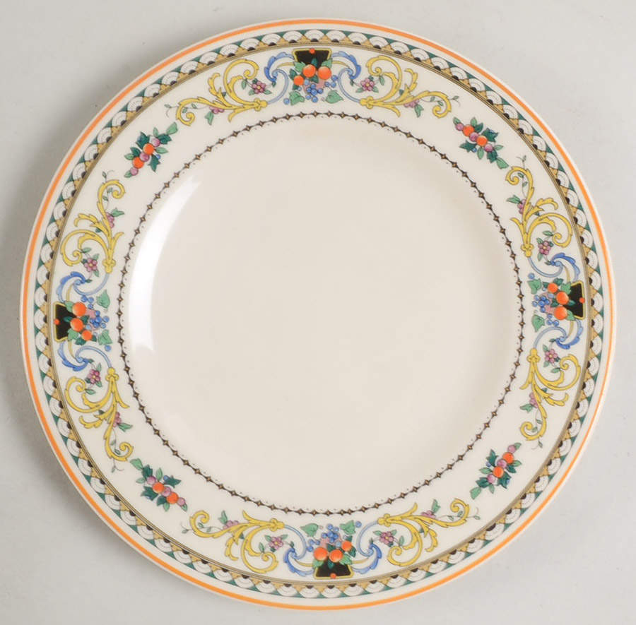 Pembroke (Mustard Trim) Dessert/Pie Plate by Syracuse-1