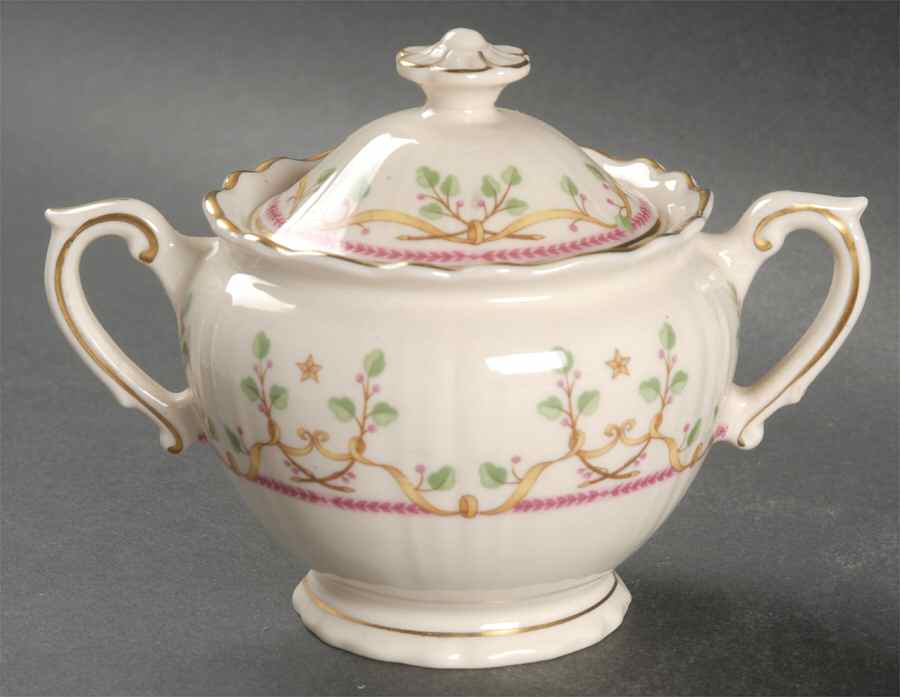 Pendleton Sugar Bowl & Lid by Syracuse-1