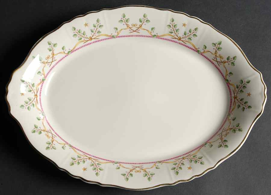 Pendleton 14" Oval Serving Platter by Syracuse-1