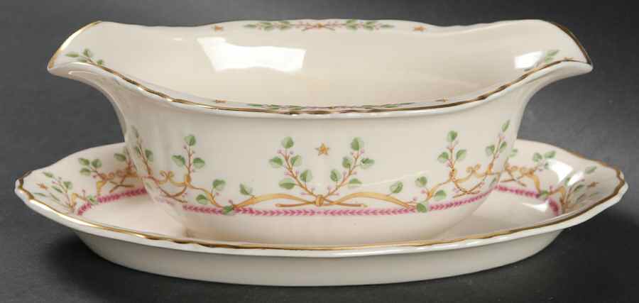 Pendleton Gravy Boat with Attached Underplate by Syracuse-1