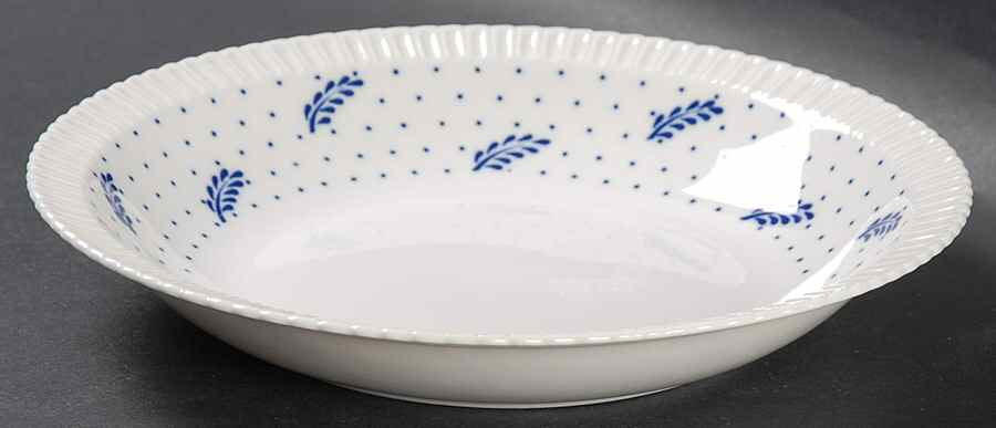 Periwinkle Rim Soup Bowl by Syracuse-1