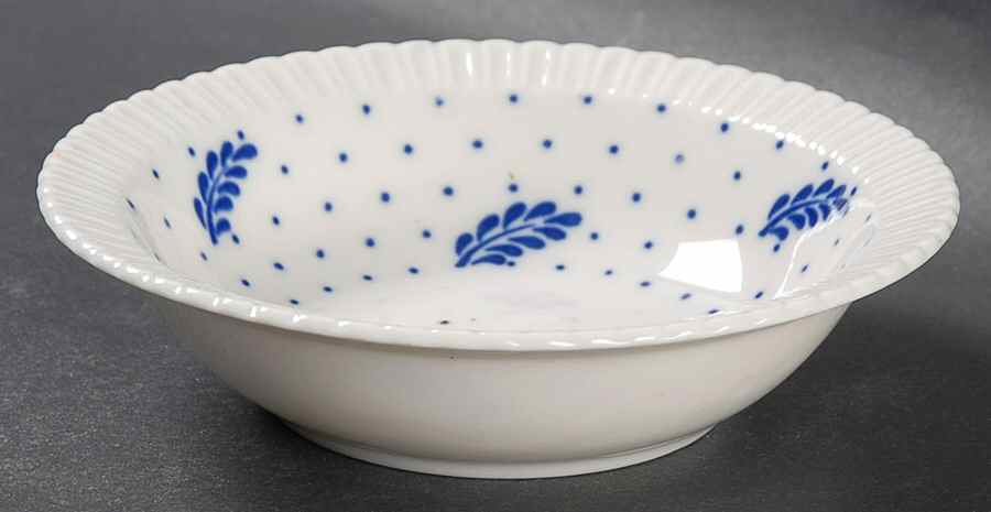 Periwinkle Rim Fruit/Dessert (Sauce) Bowl by Syracuse-1