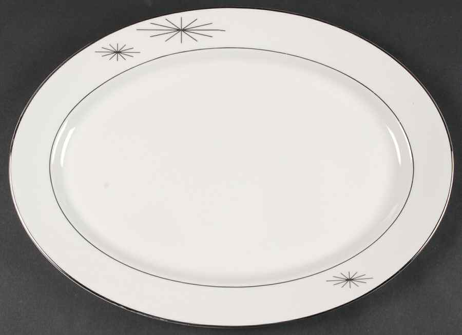 Polaris 14" Oval Serving Platter by Syracuse-1